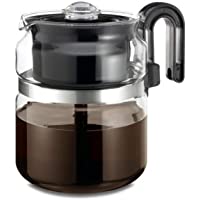 Los mejores  - Medelco PK008 - Cafetera (Independiente- Negro- Transparente- Estufa- De café molido- Café- Manual)